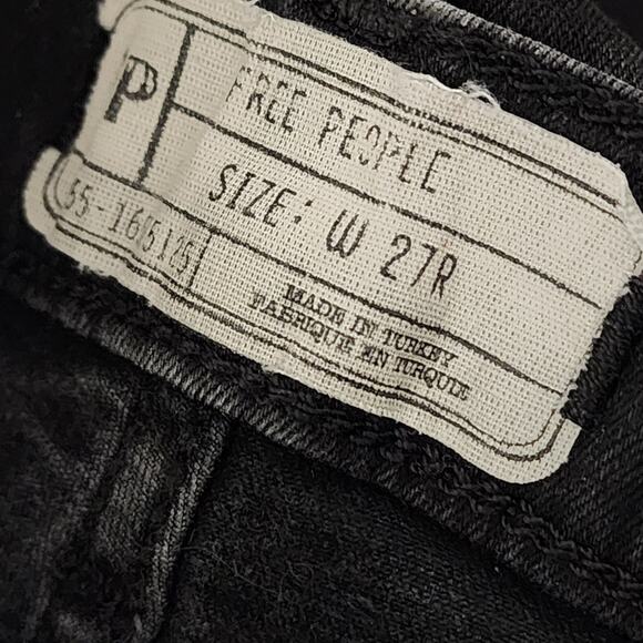 Free People Dark Camo Stretch Skinny Jeans - Picture 5 of 6